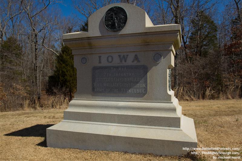 7th Iowa Infantry Regiment Monument #1
