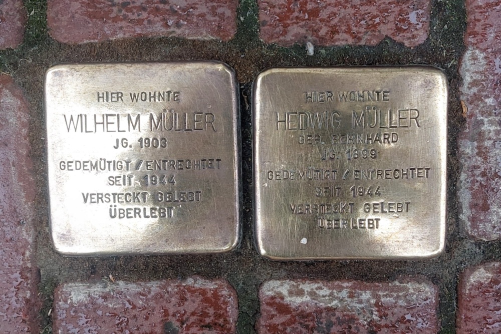 Stumbling Stones Kavarinerstraße 31 #3