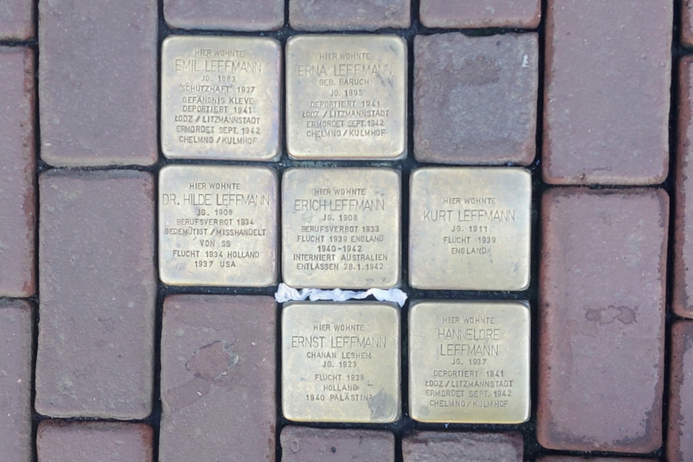 Stolpersteine Hagsche Straße 9-11 #3