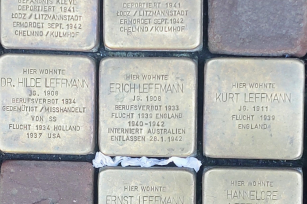 Stolpersteine Hagsche Straße 9-11 #5