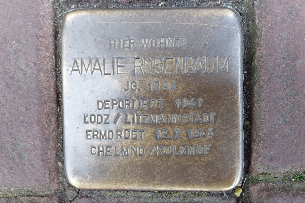 Stumbling Stone Hagsche Straße 27 #2