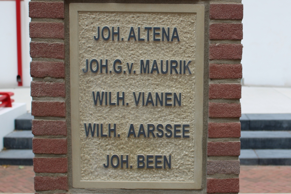 Monument omgekomen personeel villa Jongerius #5