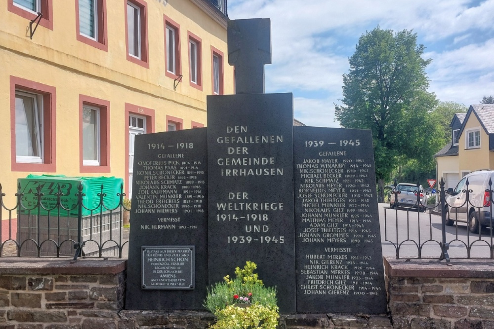Oorlogsmonument Irrhausen #2