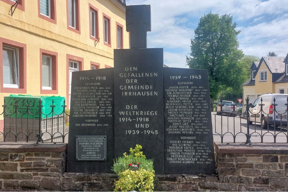 Oorlogsmonument Irrhausen #3