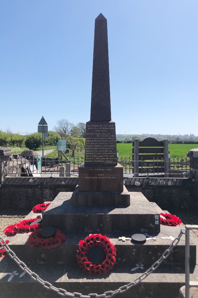 War Memorial Carew #3