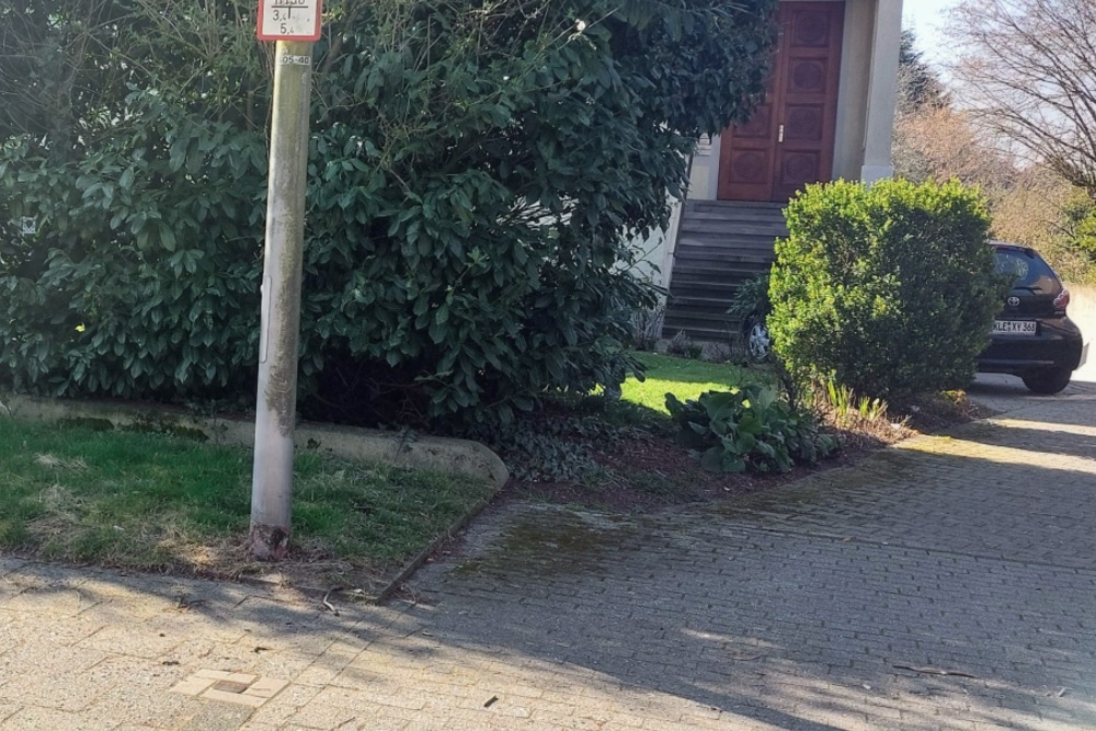 Stumbling stone Lindenallee 19 #2