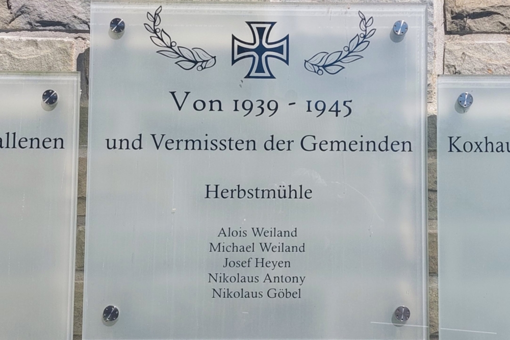 Oorlogsmonument Koxhausen #3