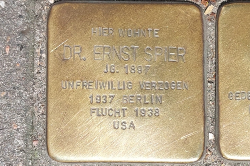 Stolpersteine Hagsche Strasse 66-68 #3