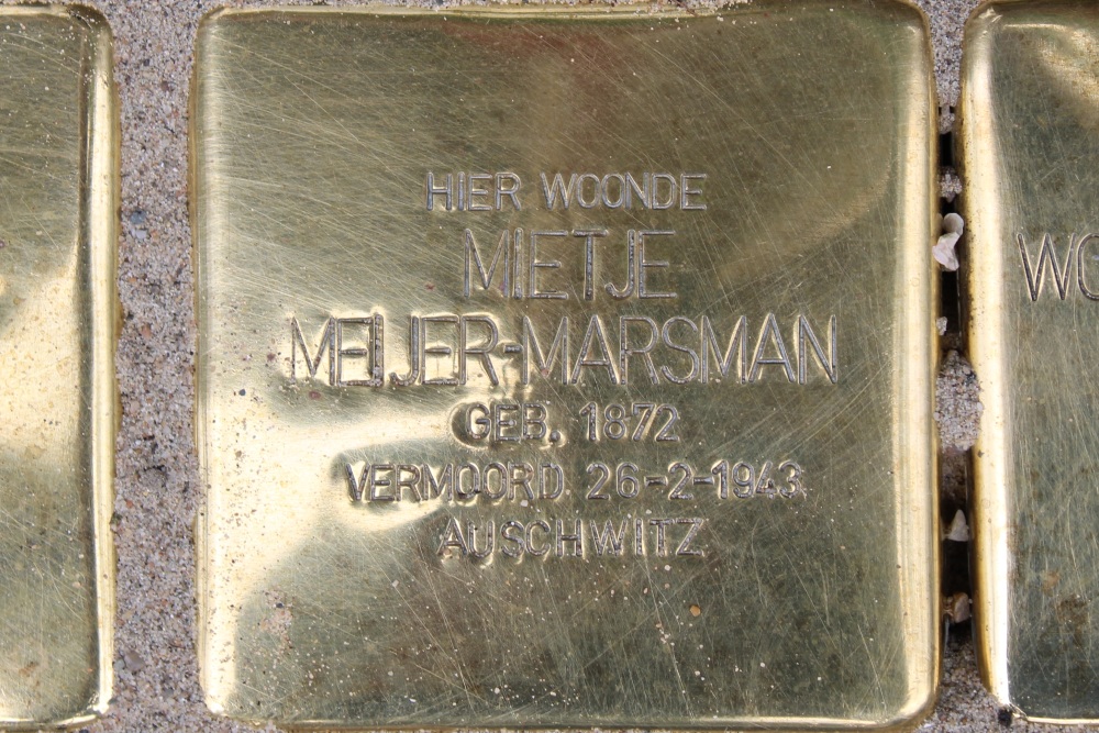 Stolpersteine Boomstraat 13, #3