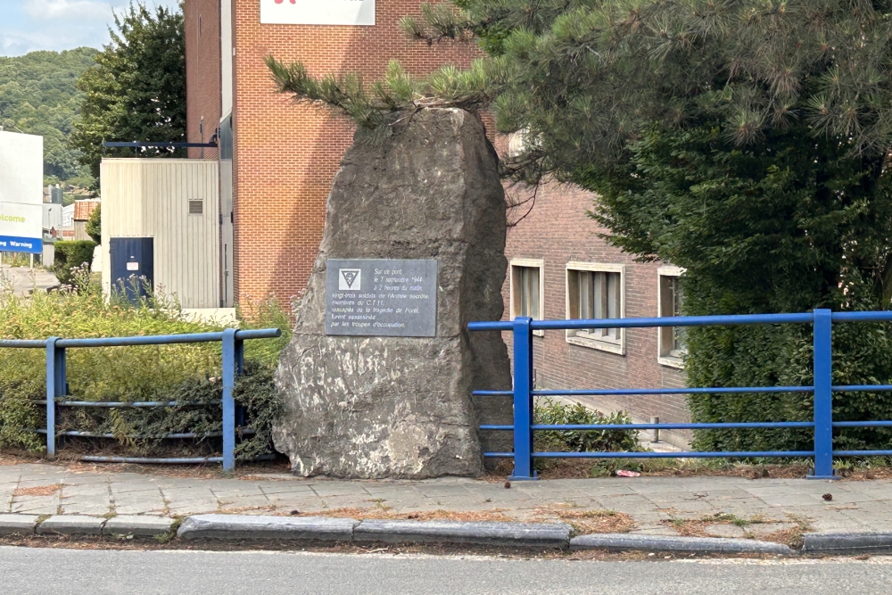 Gedenkteken Armée Secret, Ile Monsin