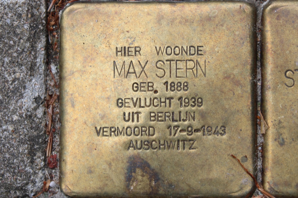 Stolpersteine Gezichtslaan 54 #2