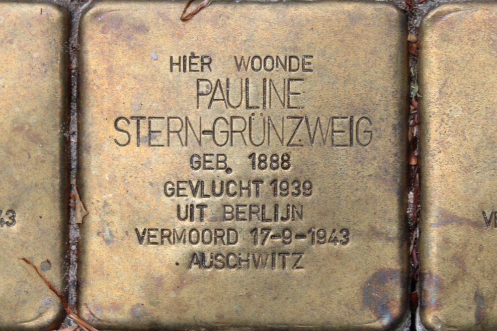 Stolpersteine Gezichtslaan 54 #3