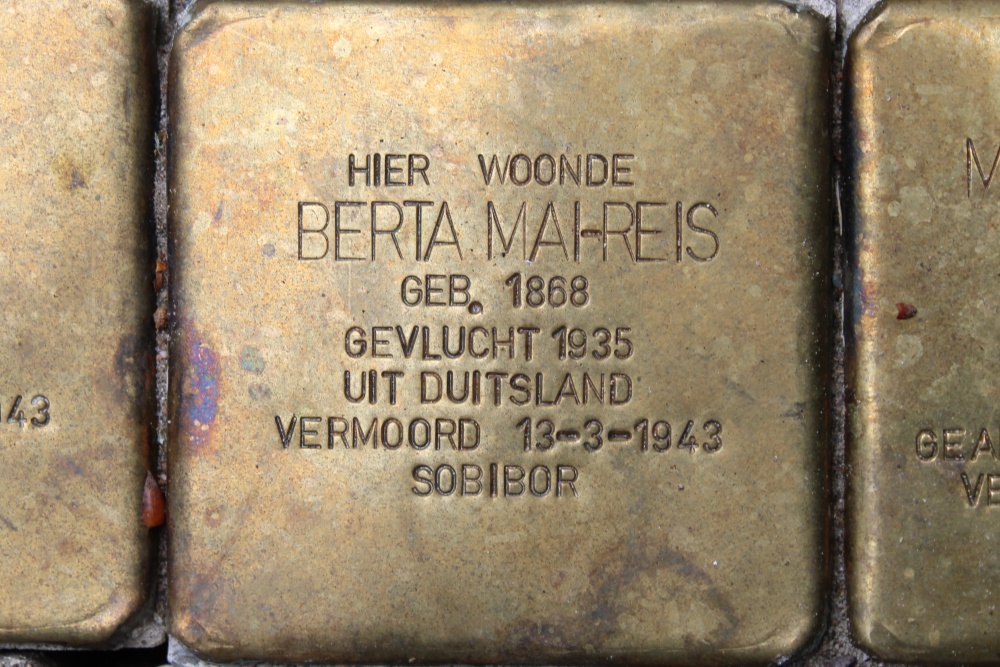 Stolpersteine Gezichtslaan 54 #5