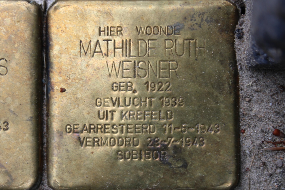 Stolpersteine Gezichtslaan 54 #6
