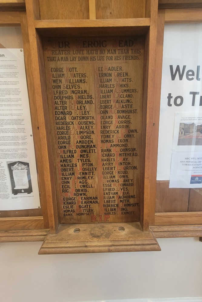 Roll of Honour Trinity Church #2