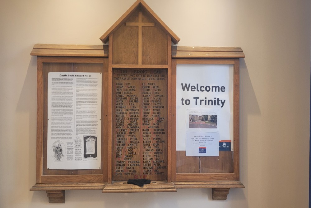 Roll of Honour Trinity Church