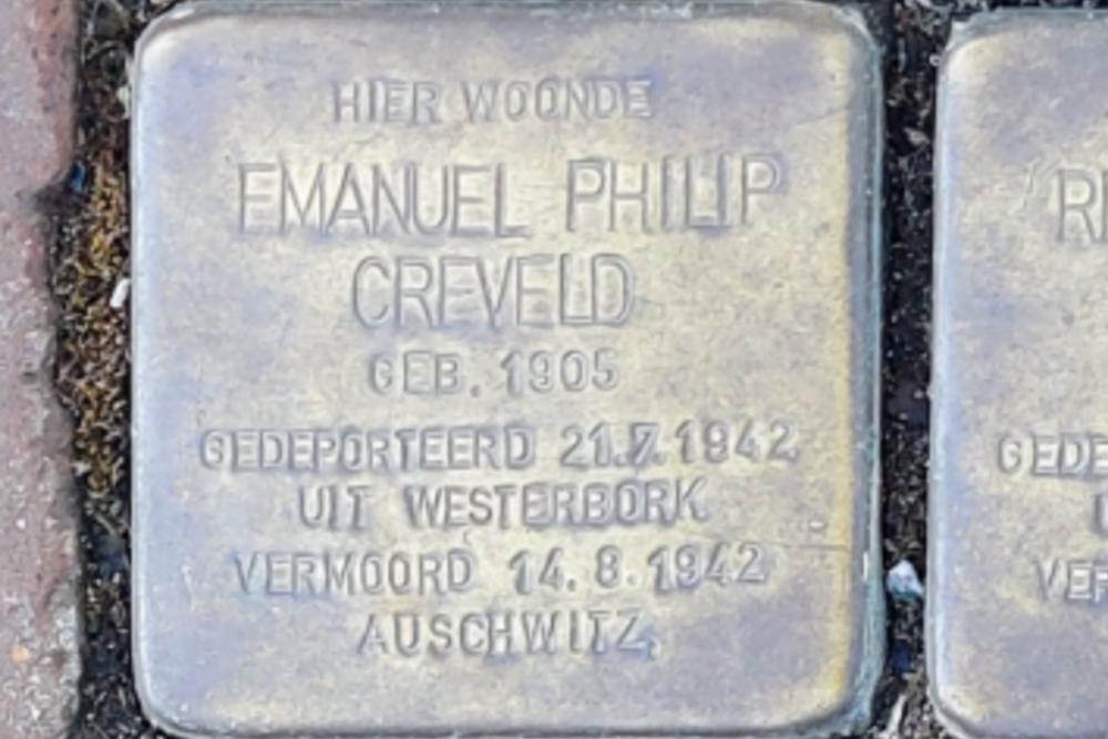 Stolpersteine Lange Groenendaal 82 #3