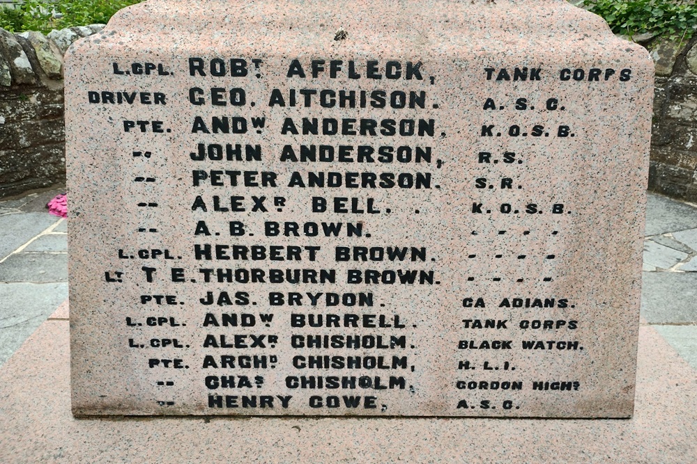 War Memorial Stow #3