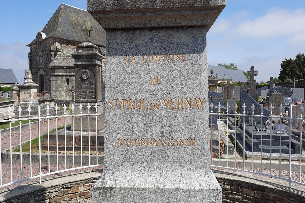 Oorlogsmonument Saint-Paul-Du-Vernay #2