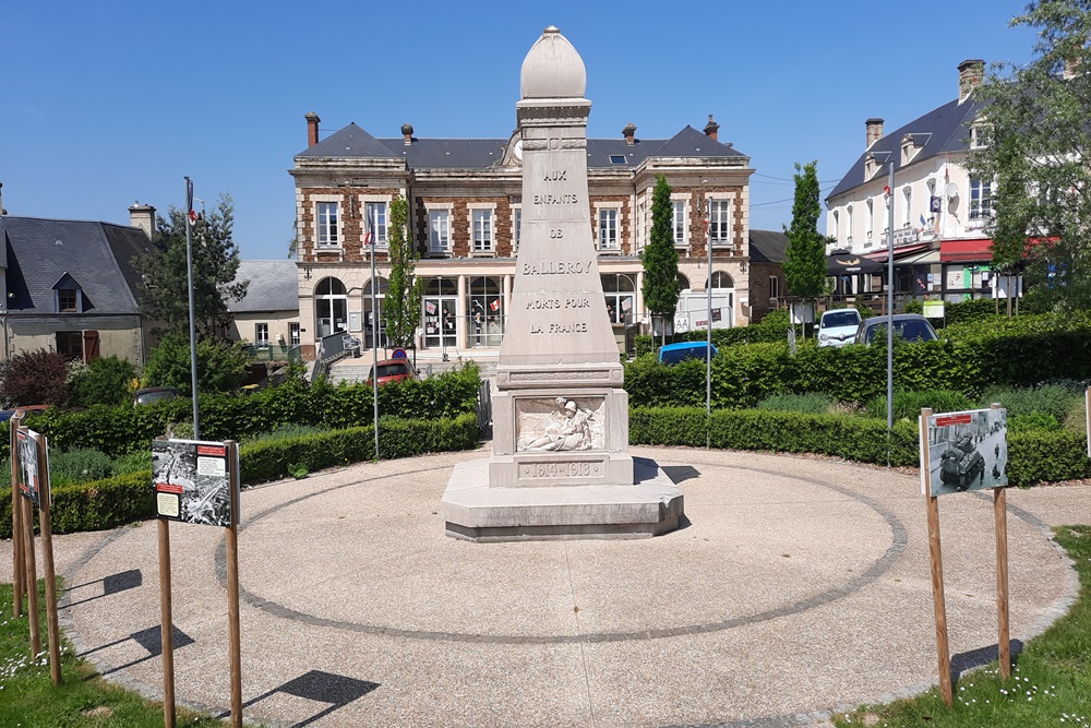 First and Second World War Monument Balleroy-Sur-Drôme