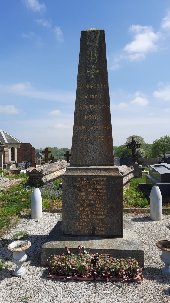 Memorial First World War Sainte-Honorine-De-Ducy