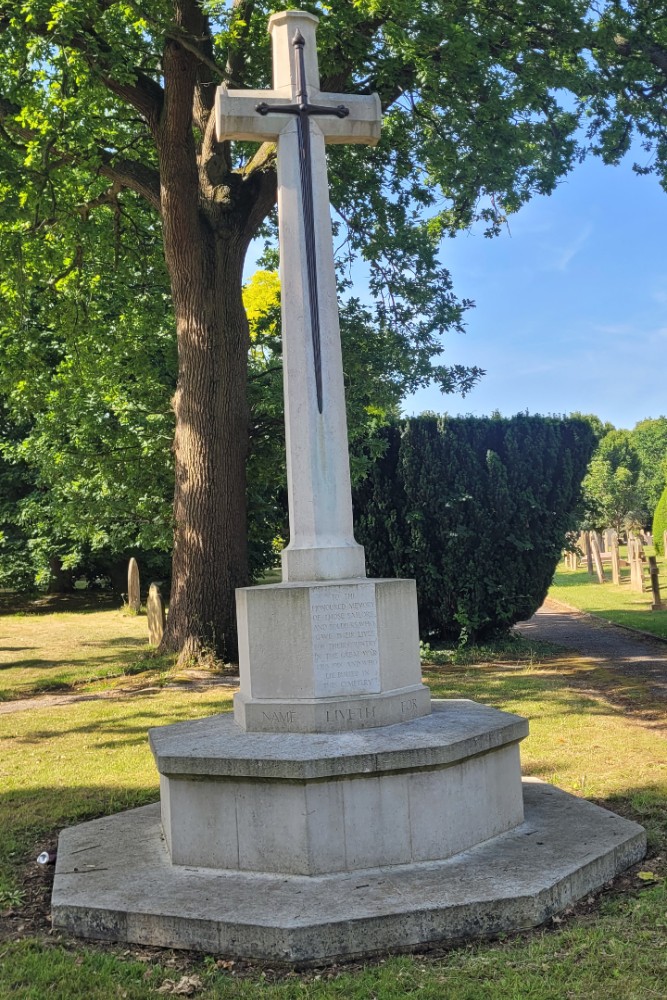 Maidstone Cemetery WW1 Cross of Sacrifice #2