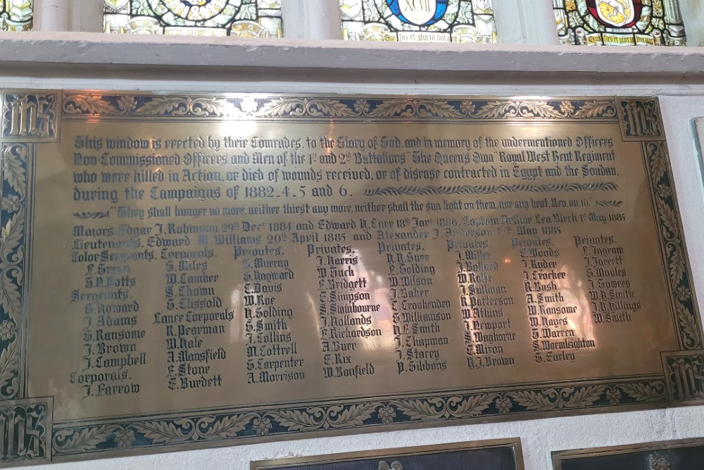 Queen's Own Royal West Kent Regiment Kapel #6