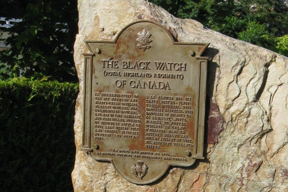 Gedenkteken Black Watch en Maisonneuve Regimenten  #2
