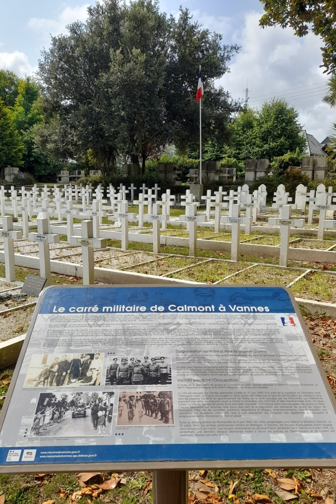 De Calmont War Cemetery Vannes