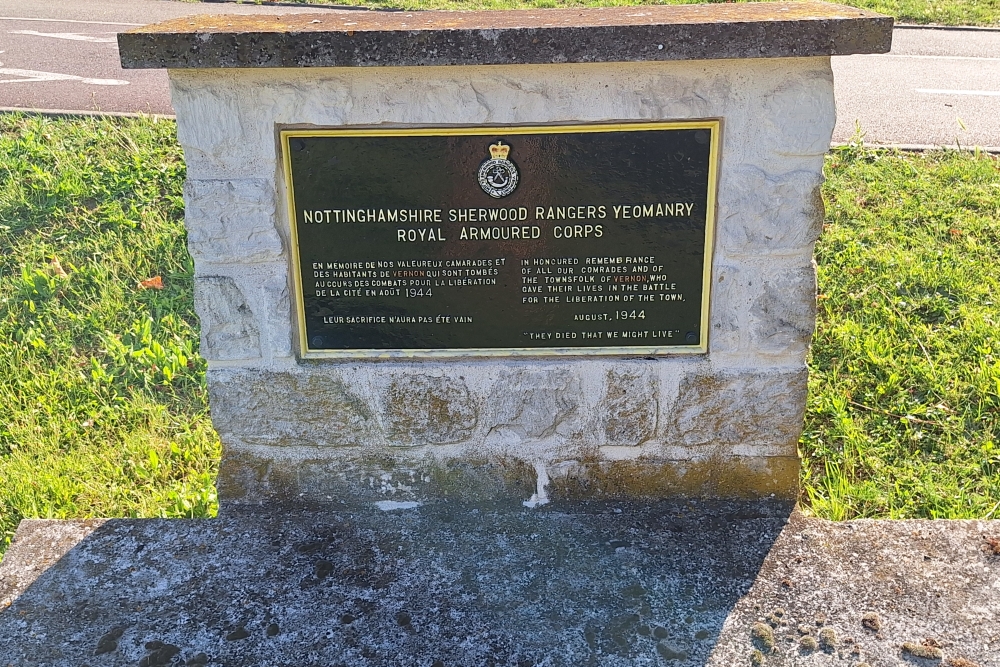 Memorial Nottinghamshire Sherwood Rangers Yeomanry Royal Armoured Corps #2