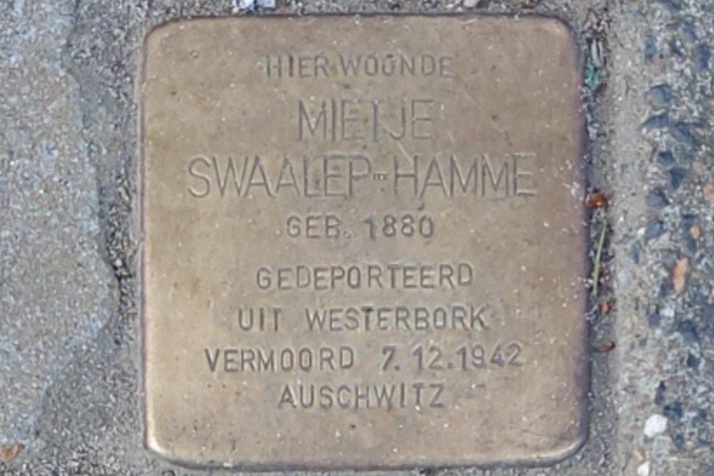Stumbling Stones Stationstraat 27a #2