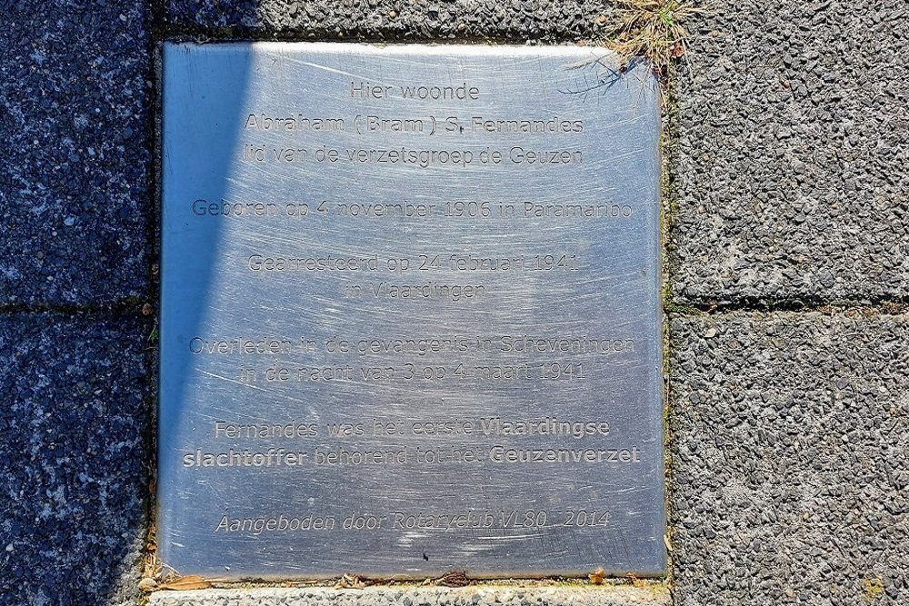 Stolperstein Sportlaan 68 #2