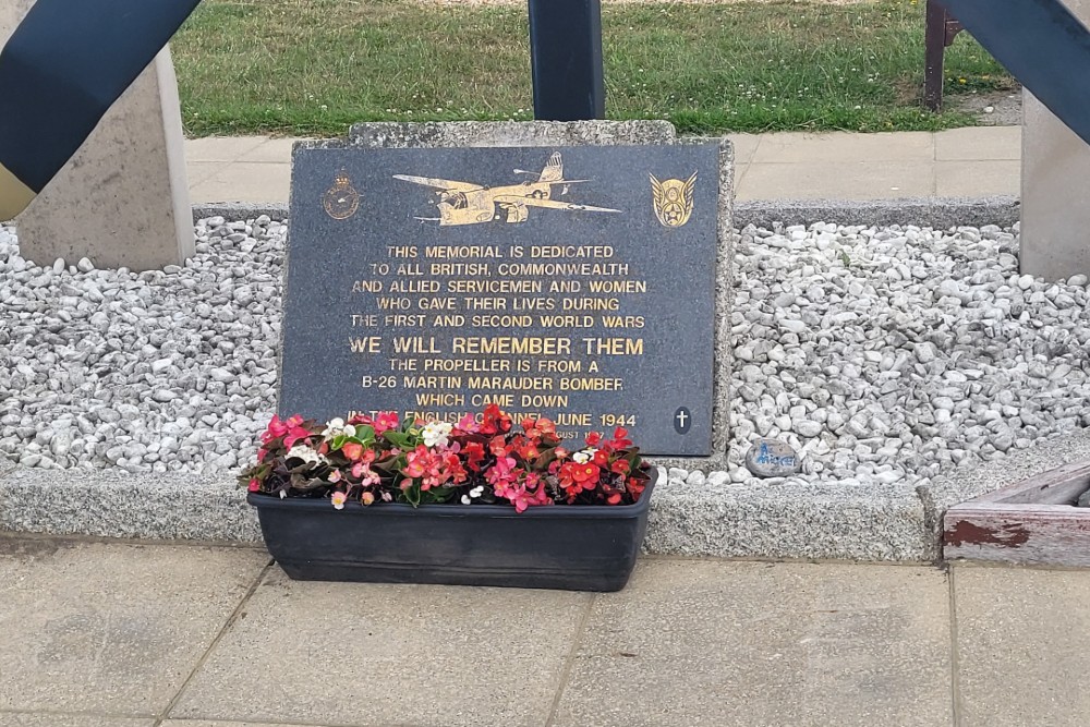 Monument Vliegtuigpropeller B-26 Marauder #3
