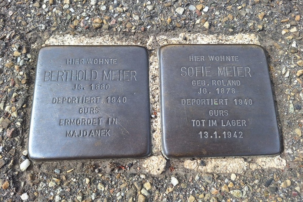 Stolpersteine Grünstrasse 27