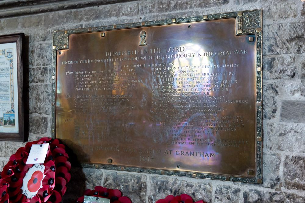 Gedenktekens St Wulfram's Church Grantham #7