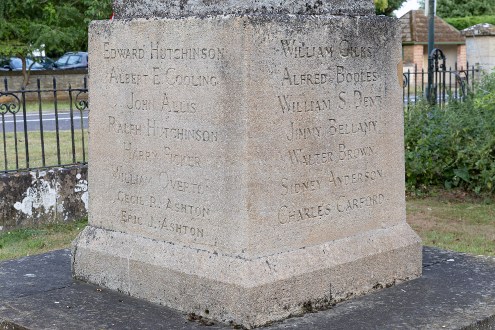 Oorlogsmonument Fulbeck #2