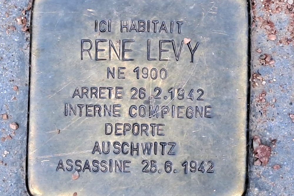 Stolperstein Rue d’Arbaumont 10  #1