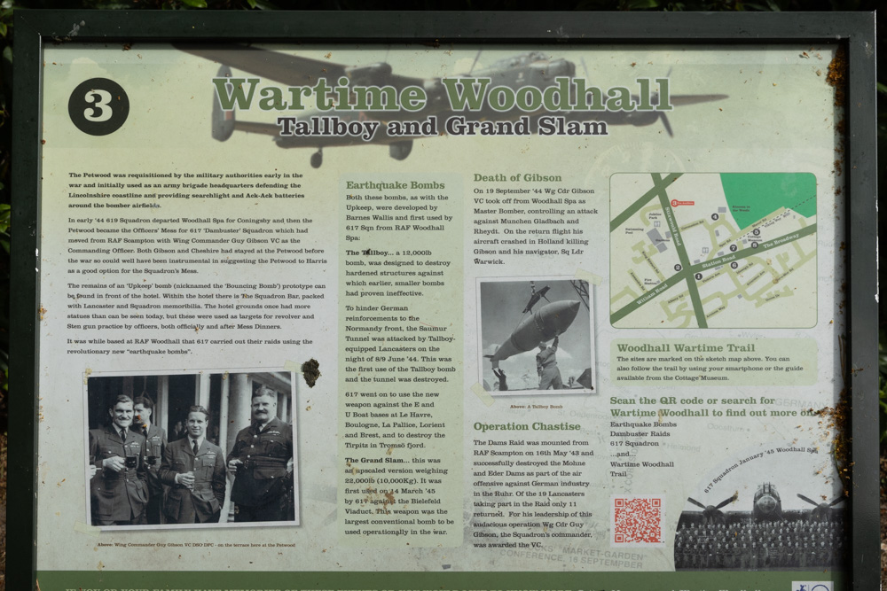 Informatiebord Wartime Woodhall 3