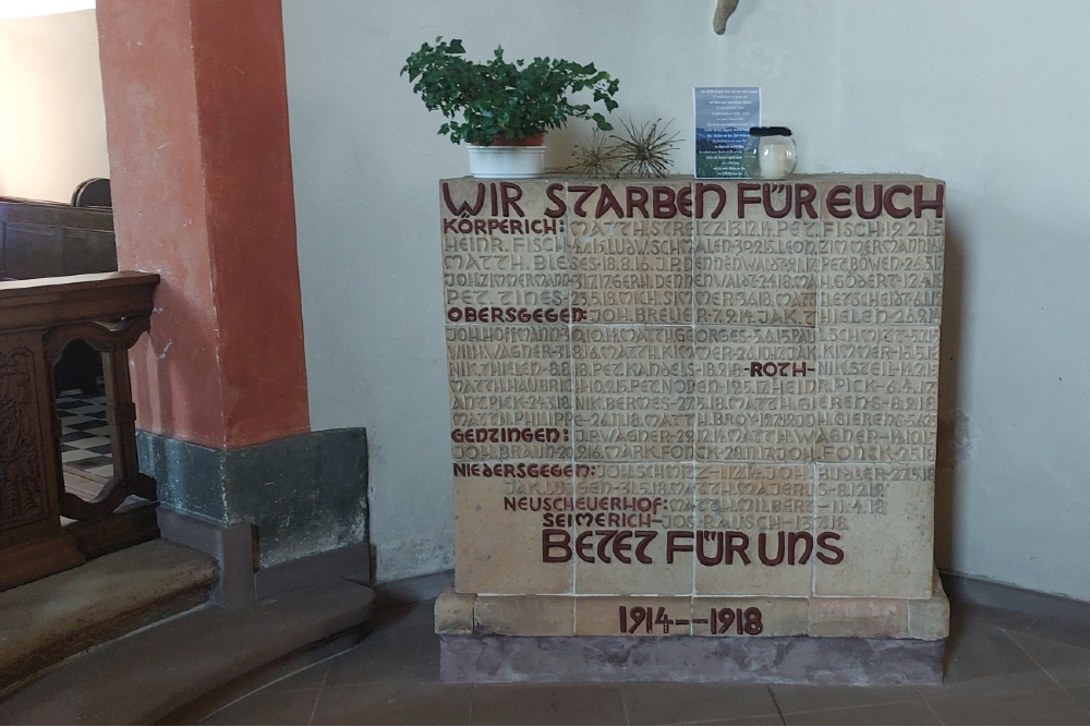 Oorlogsmonument in de Körperich #2