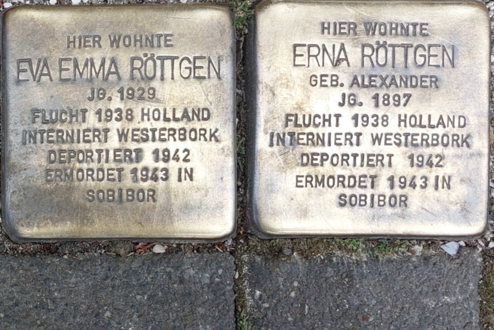 Stumbling Stones Hattinger Straße 779 #4