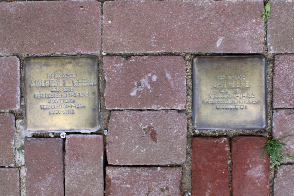 Stolpersteine Kattenburgerstraat 150 en 168