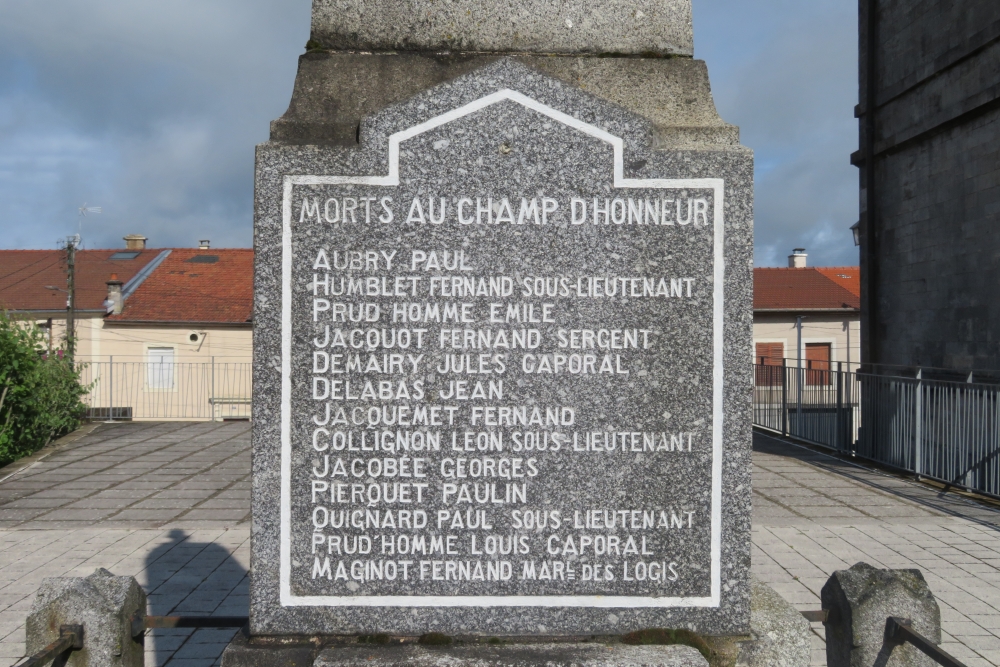 Oorlogsmonument Souilly #4