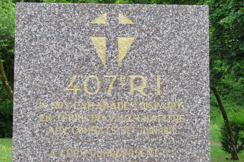 Gedenkteken 407e Infanterieregiment Douaumont-Vaux #2