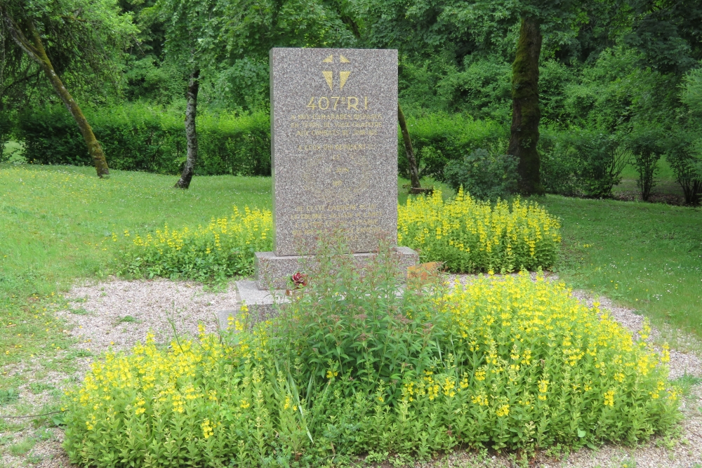 Gedenkteken 407e Infanterieregiment Douaumont-Vaux
