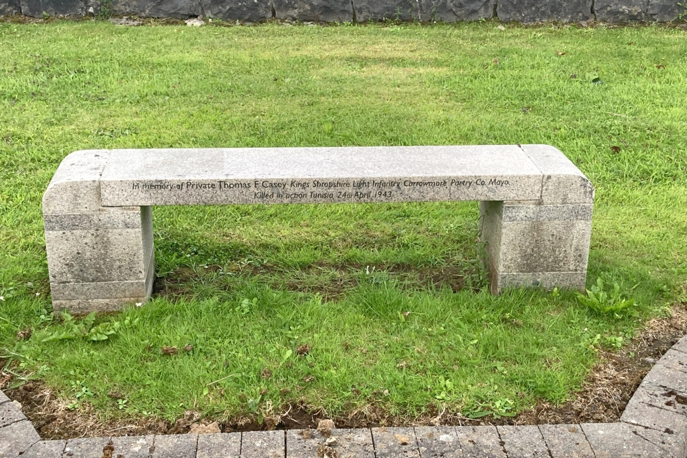 Herdenkingsbanken Mayo Peace Park Garden of Remembrance