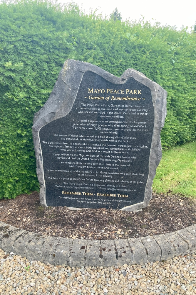 Gedenktekens Mayo Peace Park - Garden of Remembrance #2