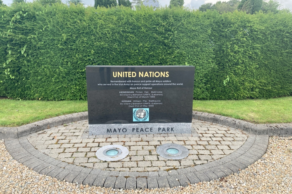 Gedenktekens Mayo Peace Park - Garden of Remembrance