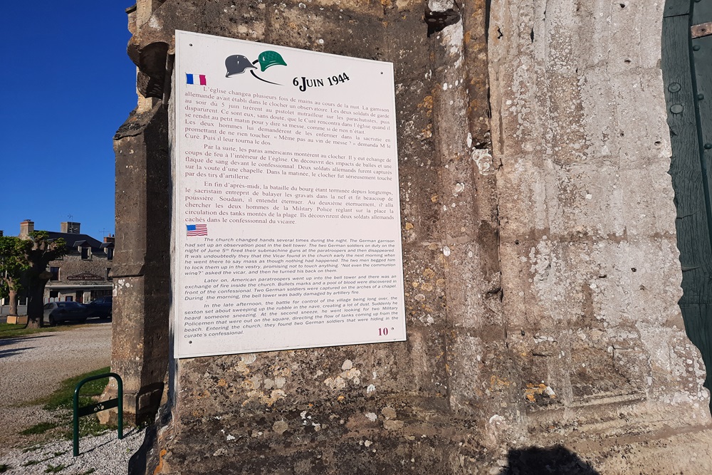 Information Panels Church Of Sante Marie Du Mont #3