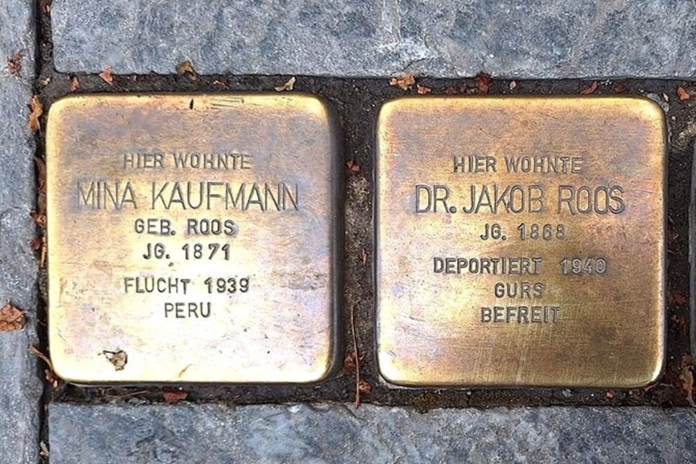 Stolpersteine Sophienstrasse 7  #3