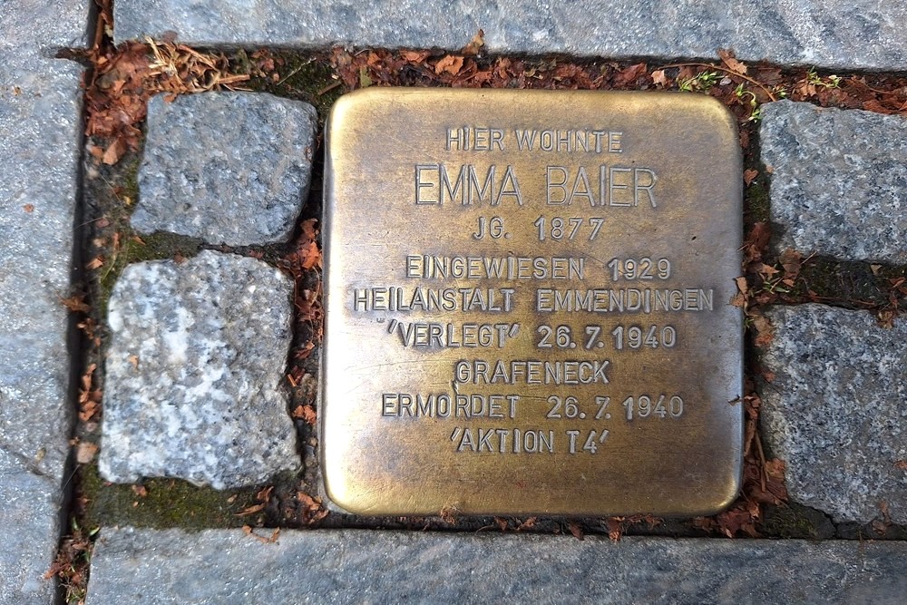 Stumbling Stone Sophienstrasse 5